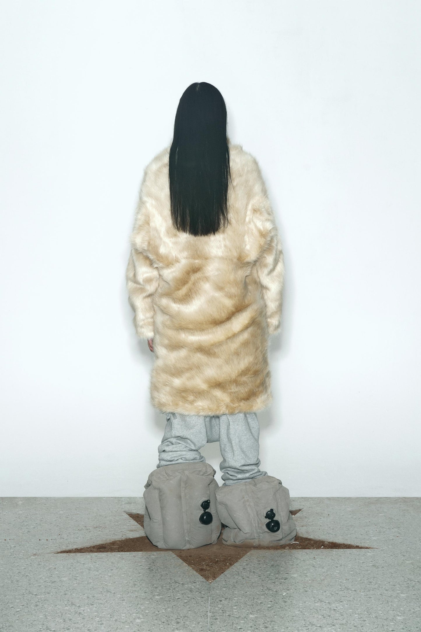 Faux Mink Fur Coat (Short/Long 2-Way)