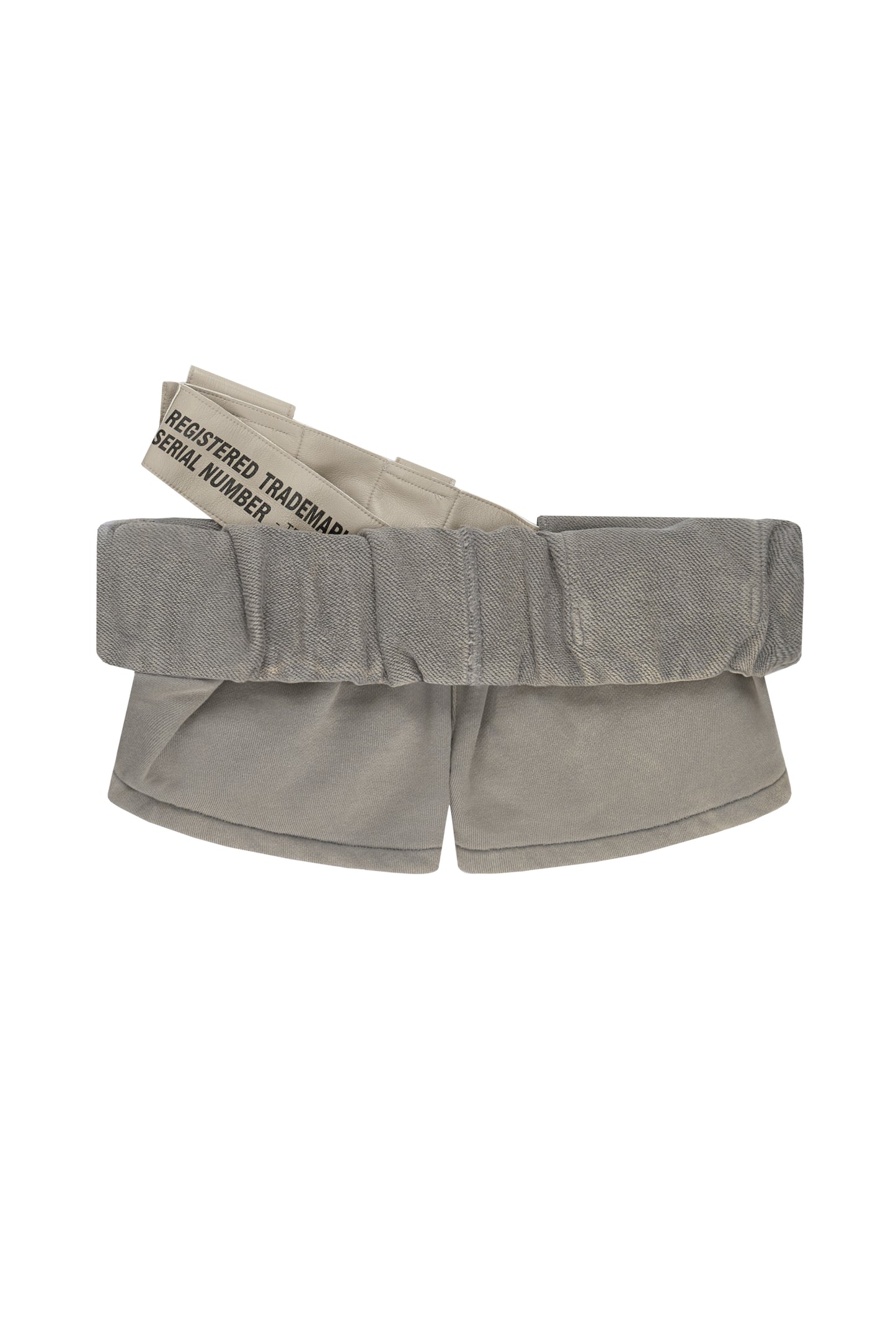 Rolled-down Waist Ultra-short Shorts