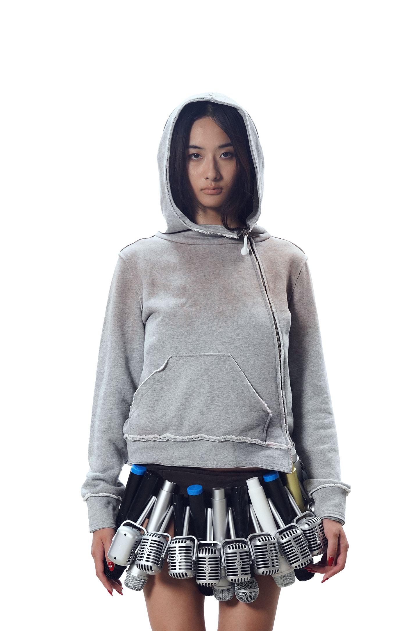Speaker Component Washed Hoodie