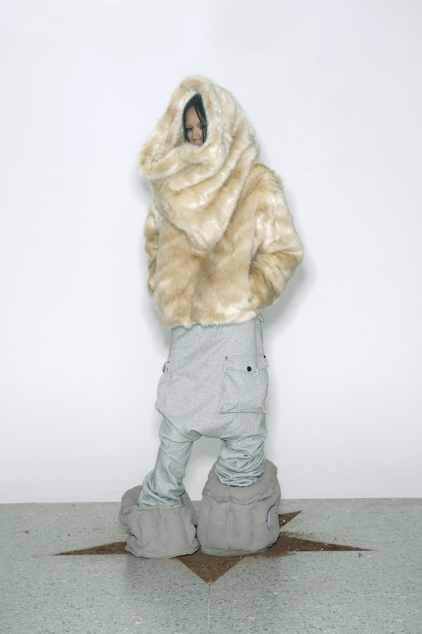 Faux Mink Fur Coat (Short/Long 2-Way)