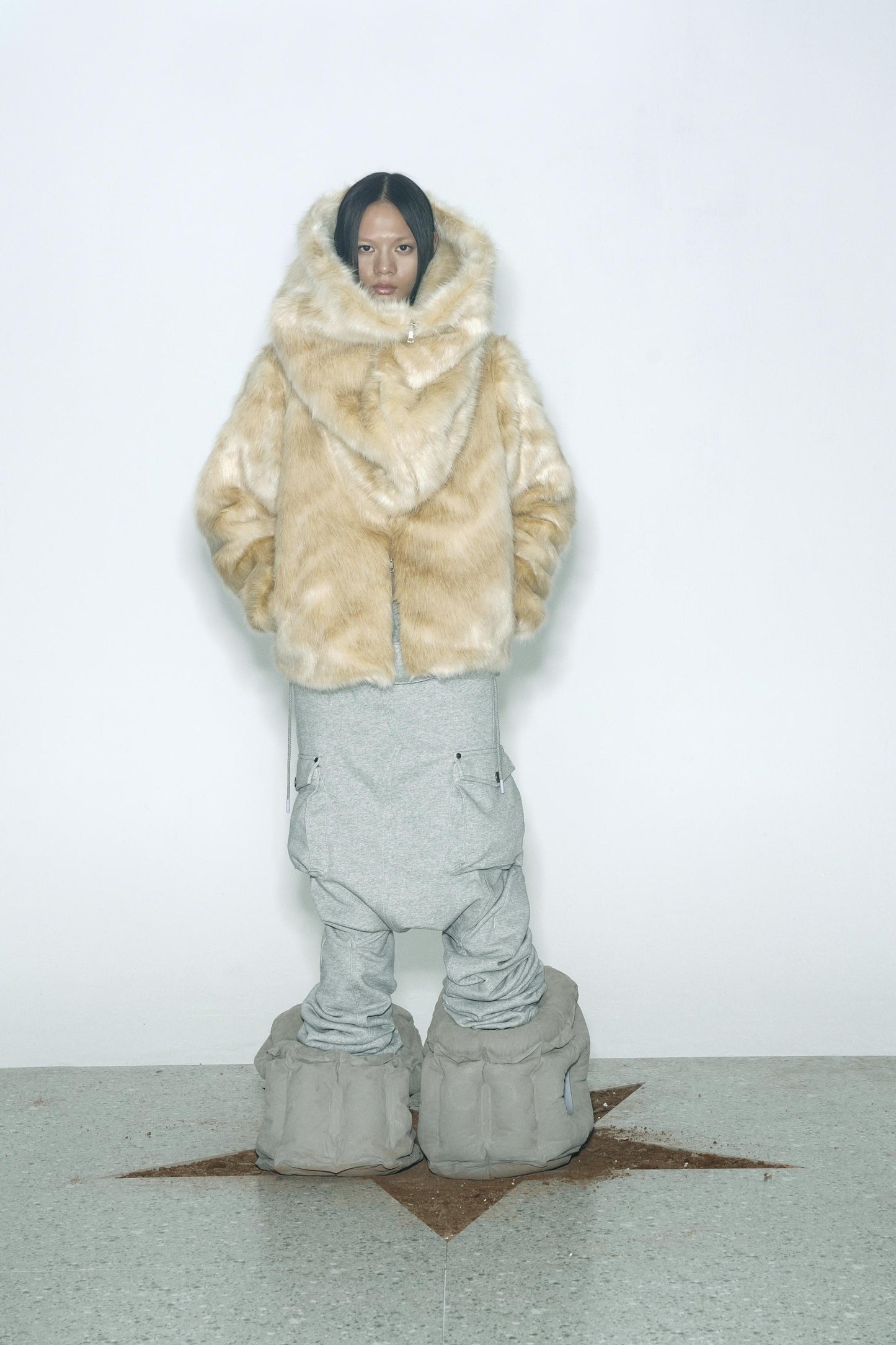 Faux Mink Fur Coat (Short/Long 2-Way)