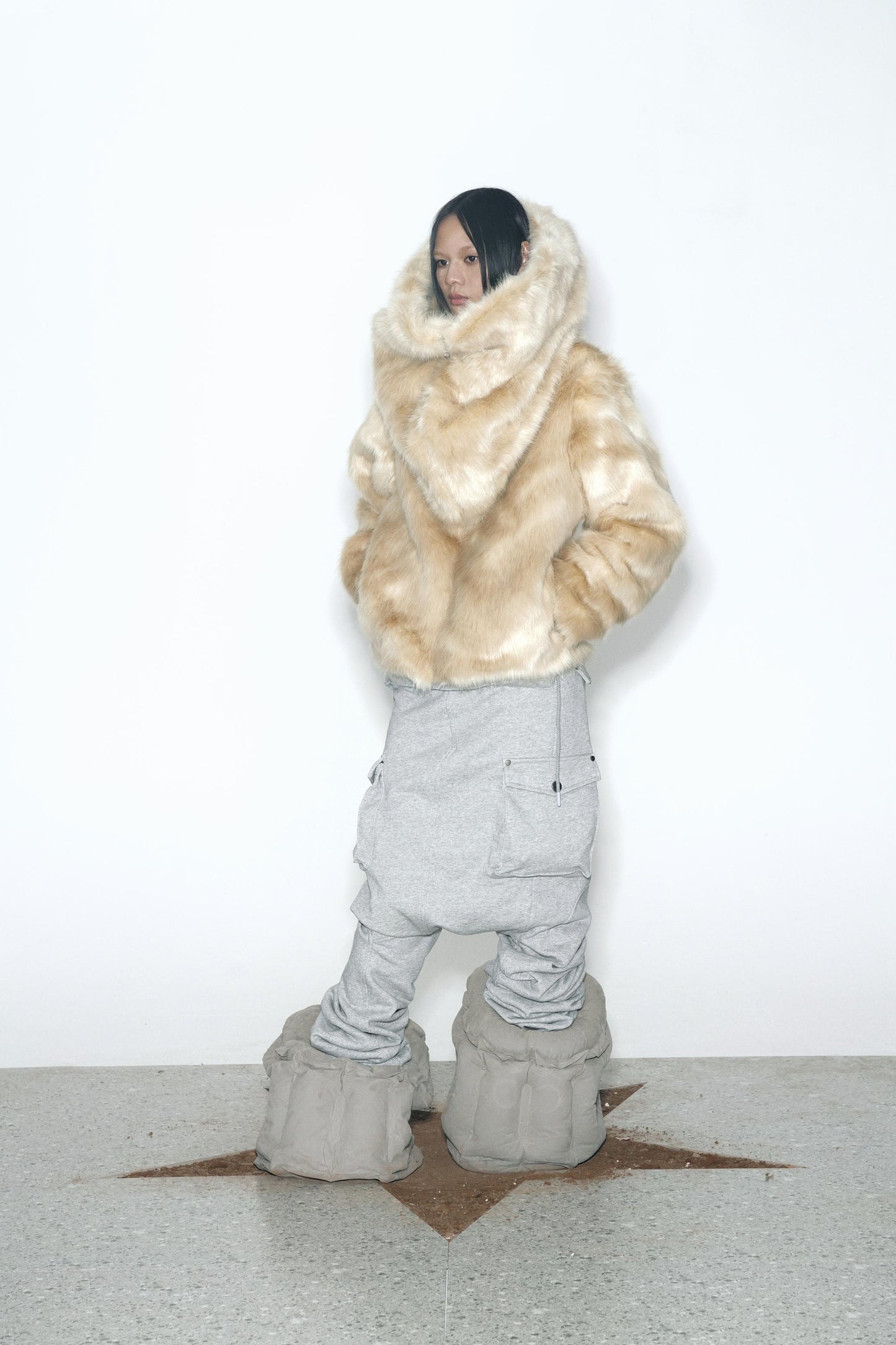 Faux Mink Fur Coat (Short/Long 2-Way)