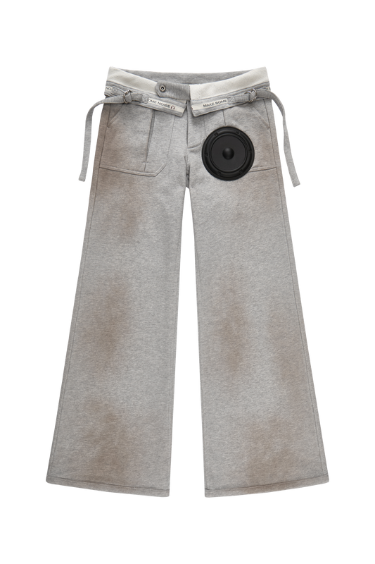 Speaker Component Washed Pants