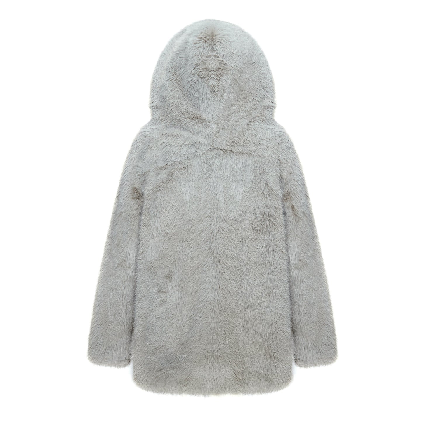 Extra-Thick Long Eco-Friendly Faux Fur Coat