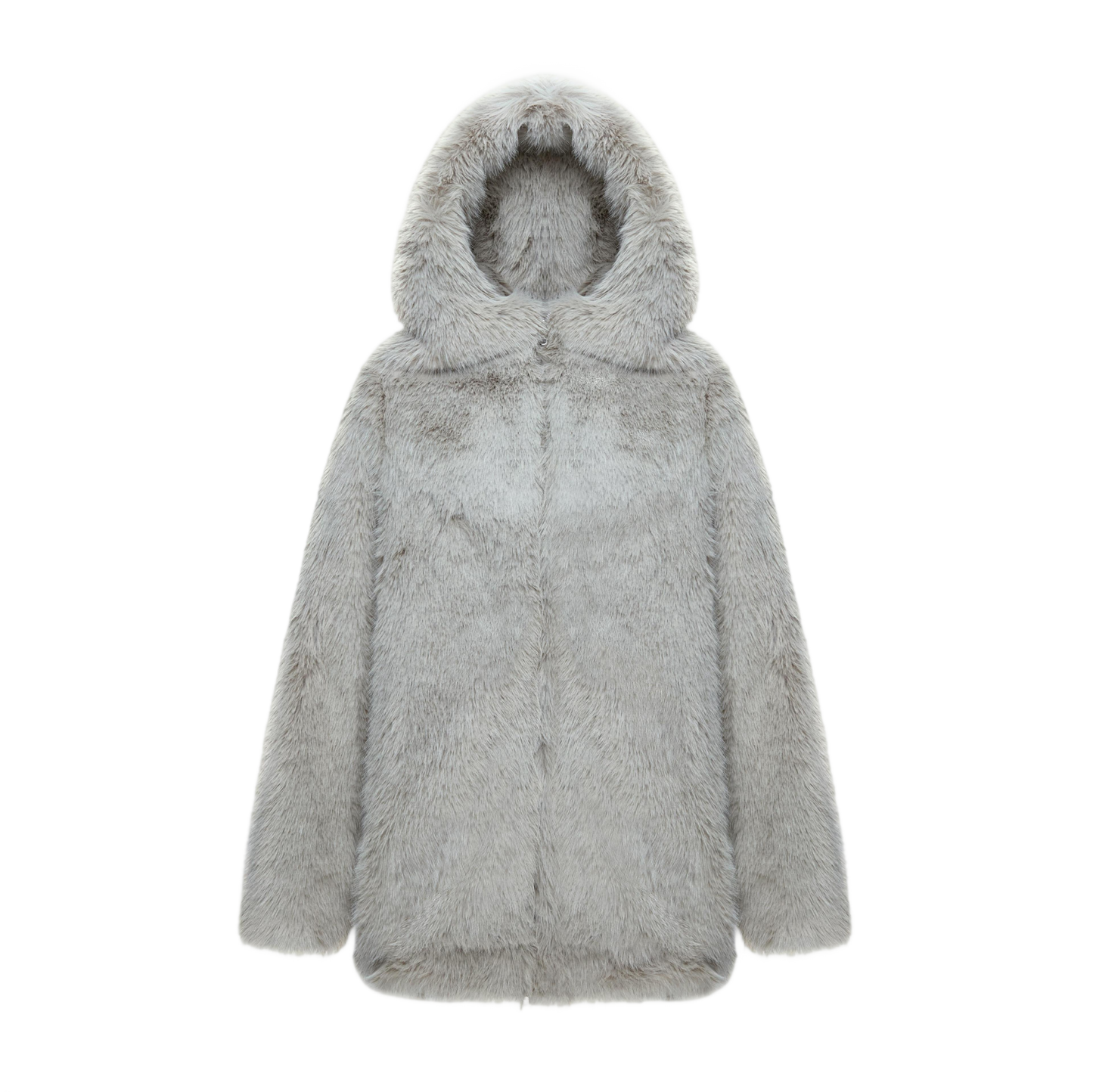 Extra-Thick Long Eco-Friendly Faux Fur Coat