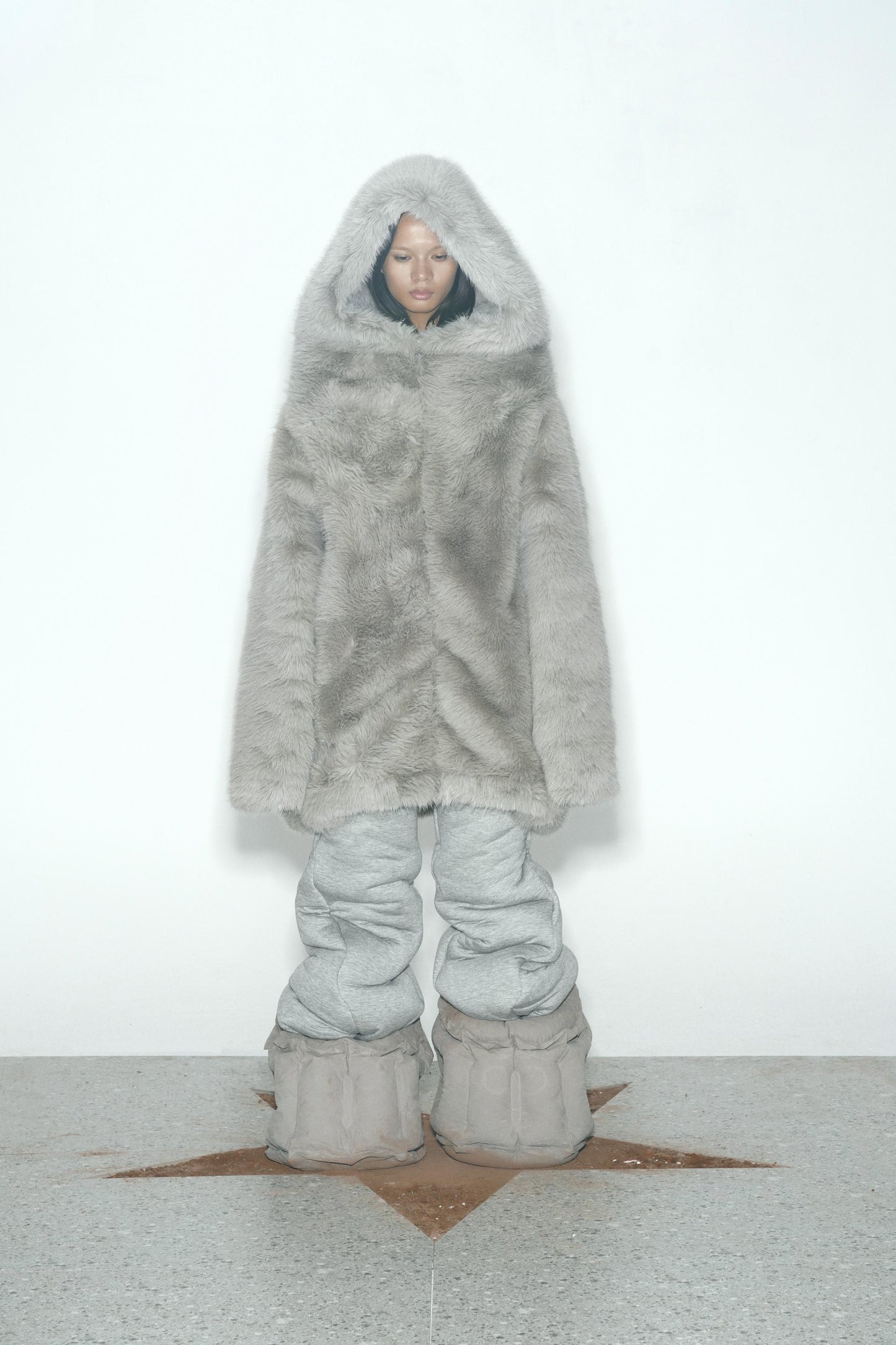 Extra-Thick Long Eco-Friendly Faux Fur Coat